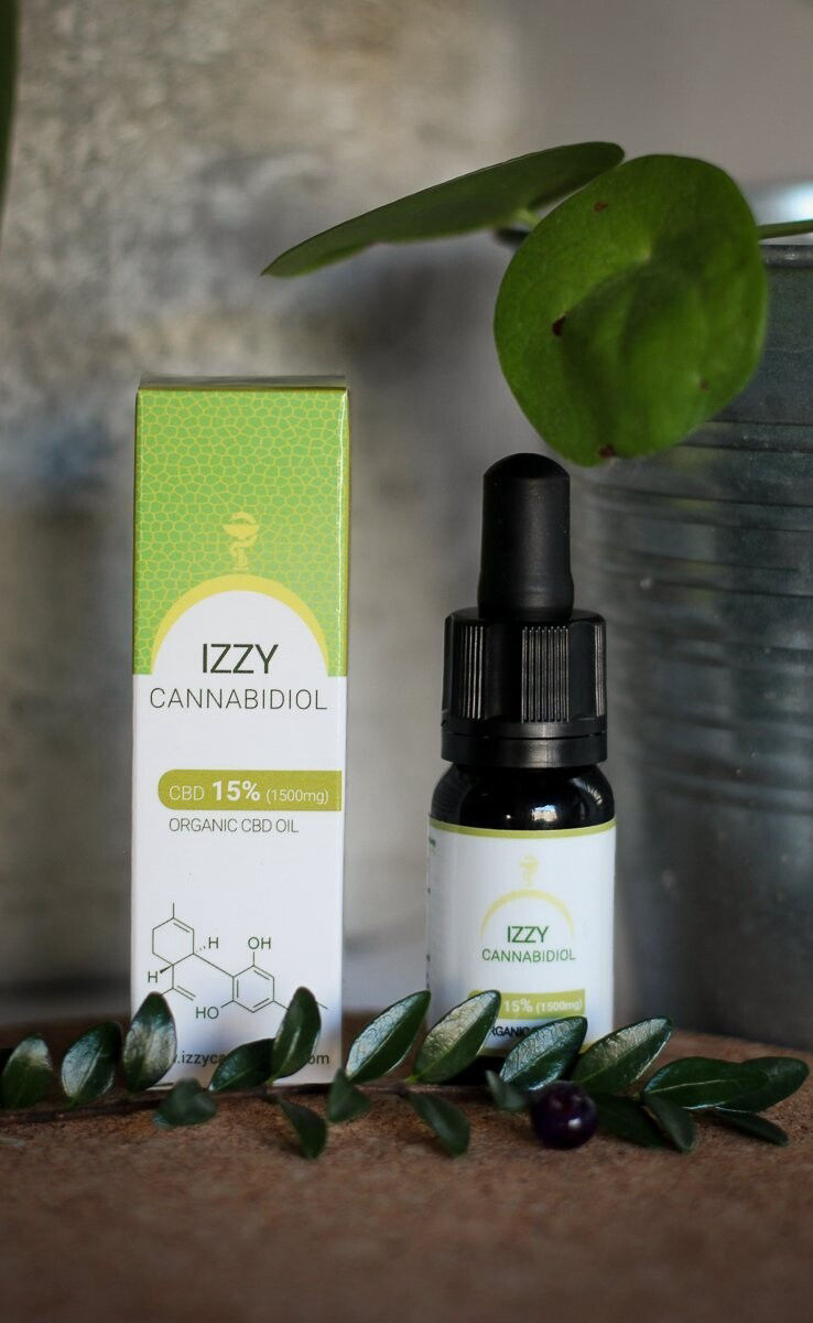 IZZY CBD olie gezondheid en herstel gym